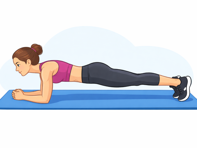 פלאנק – תרגיל בסיסי ליציבות מתוך תרגילי בטן למתחילים